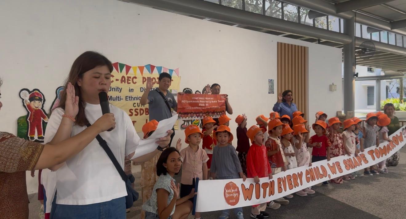 PCF SPARKLETOTS PRESCHOOL @ Bukit Timah Blk 305 Start Small Dream Big Project Launch — photo 6