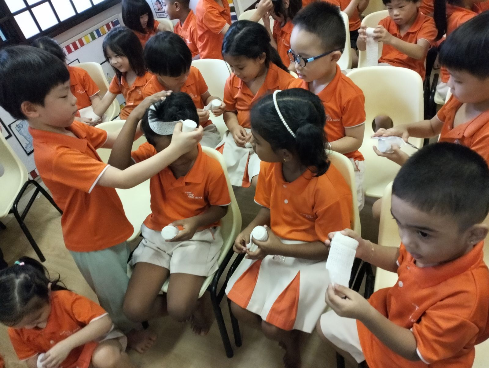 Singapore Junior Red Cross Mascot Visit and First Aid Awareness — photo 1