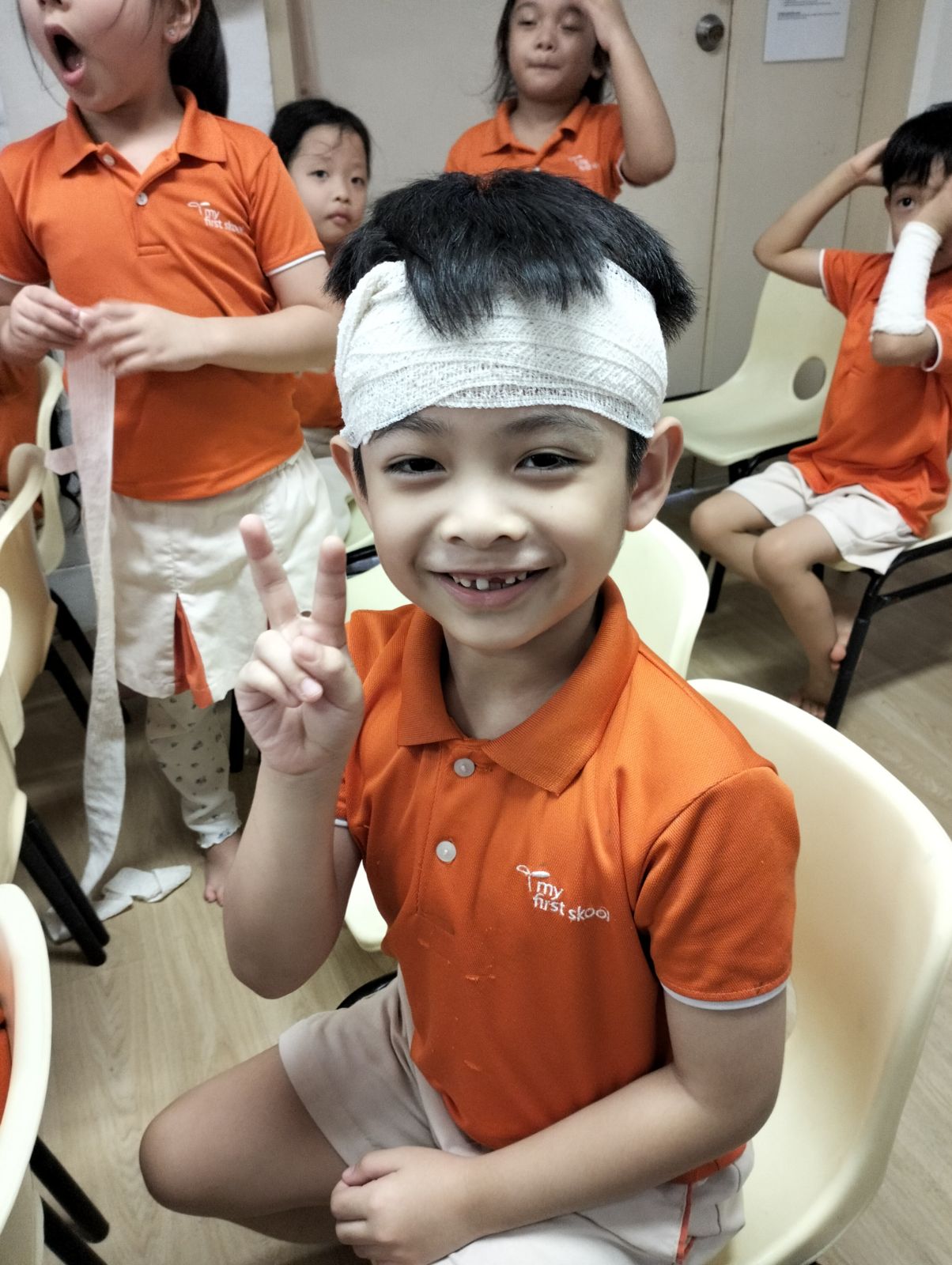 Singapore Junior Red Cross Mascot Visit and First Aid Awareness — photo 1