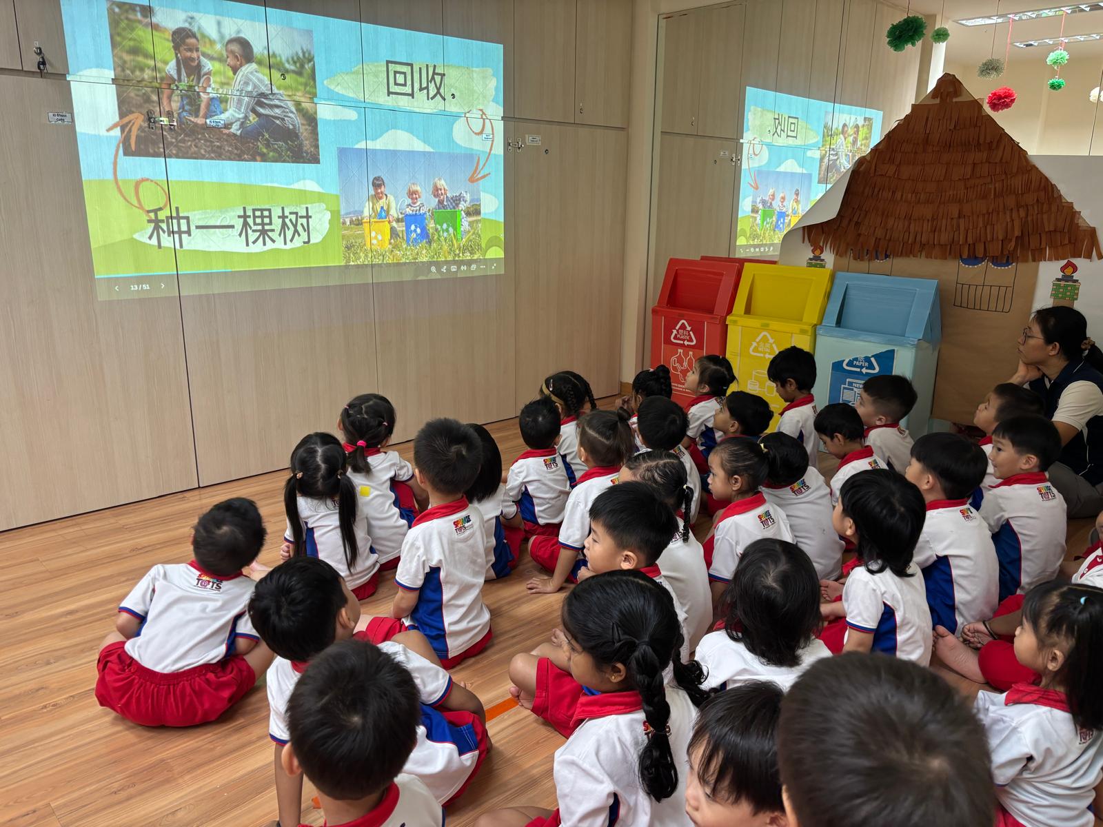 PCF Sparkletots Preschool @ Seletar Serangoon BLK 518(DS) - SSDB开幕 “庆祝地球日“