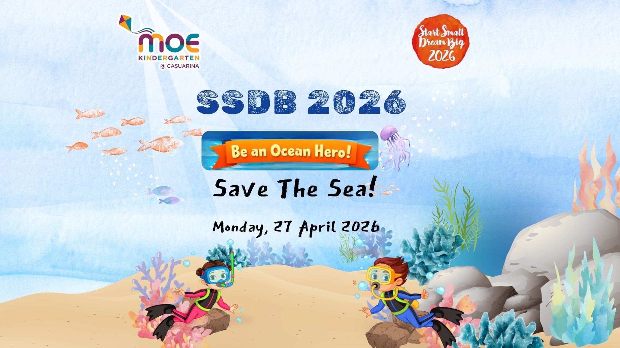 SSDB Launch: "Be and Ocean Hero: Save the Seas!"