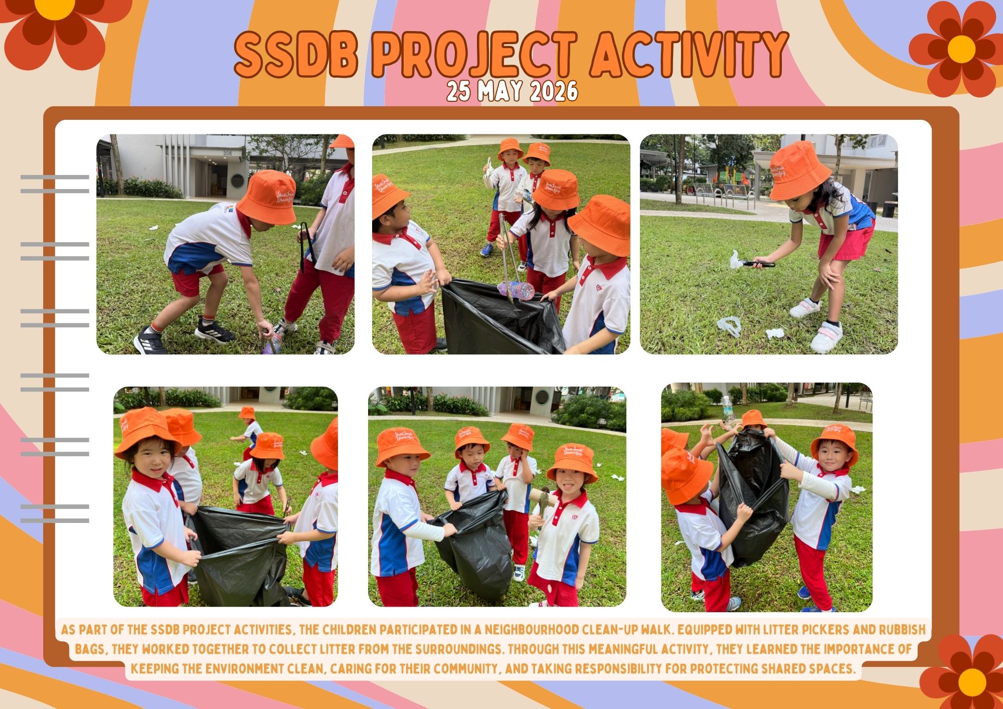 PCF SPARKLETOTS PRESCHOOL @ Bukit Timah Blk 305 Start Small Dream Big - Clean-Up