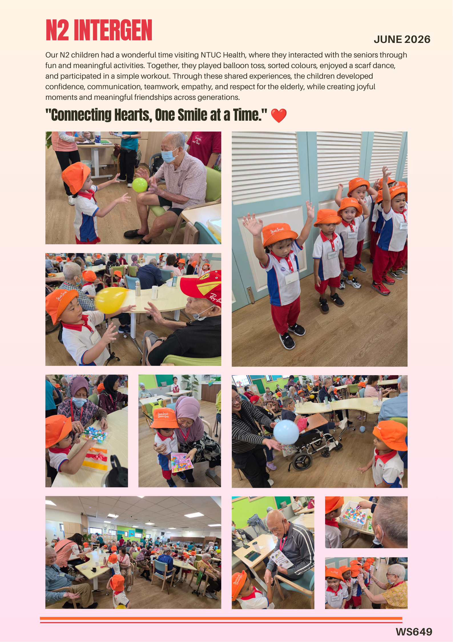 "Connecting Hearts, One Smile at a Time." ❤️