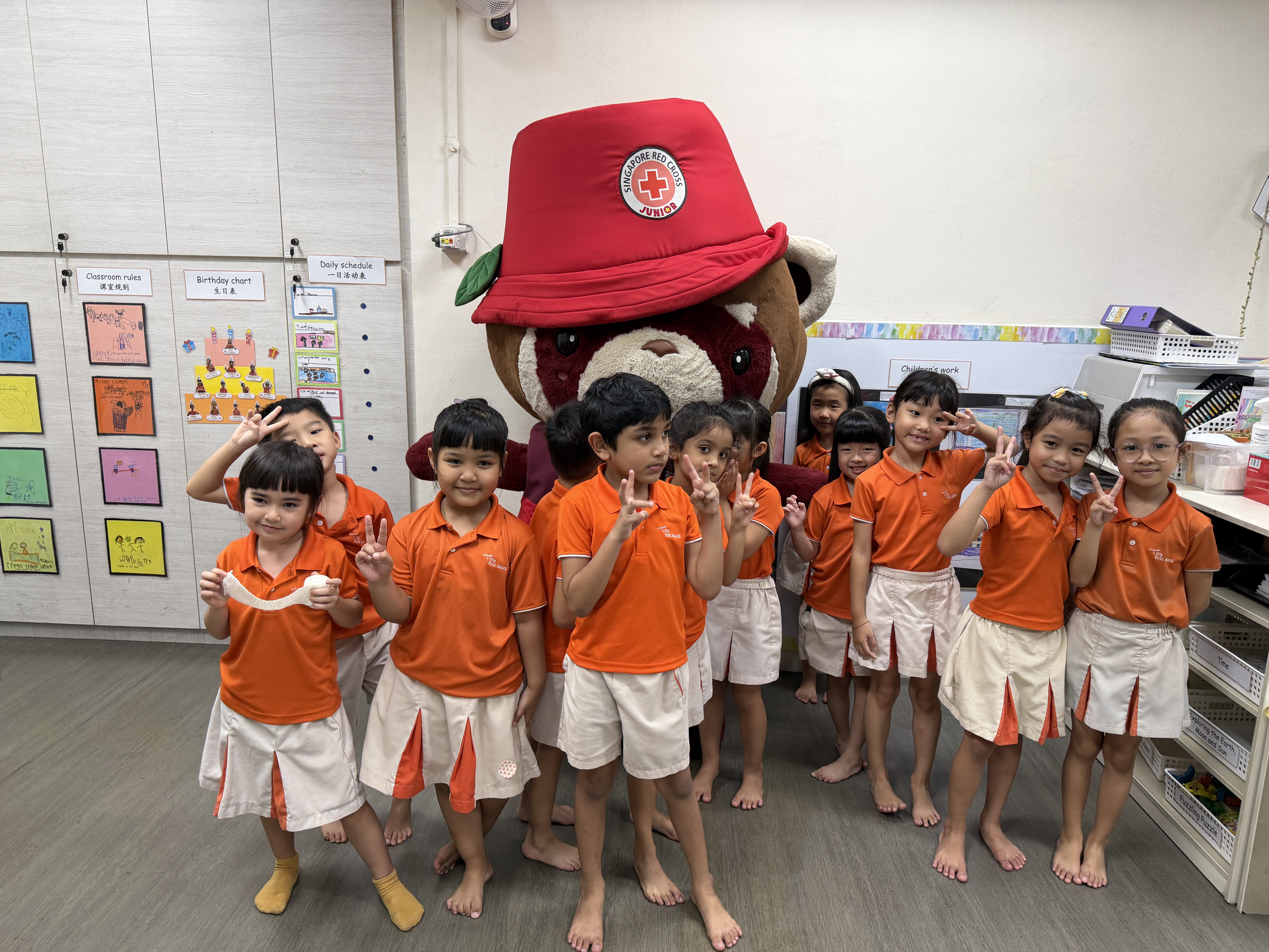 My First Skool Blk 166 Punggol Central - Red Cross Junior Mascot Visit — photo 14