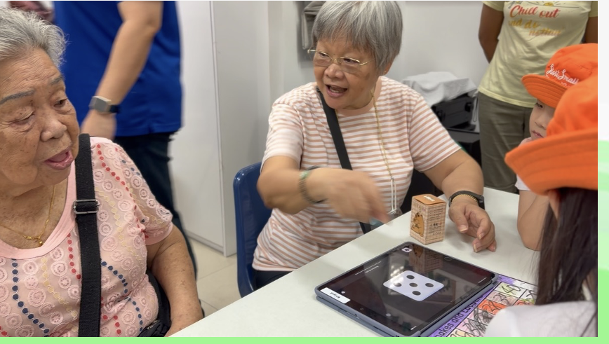 Intergenerational Snakes & Ladders Game Session with Allkin Senior Active Ageing Centre — photo 4