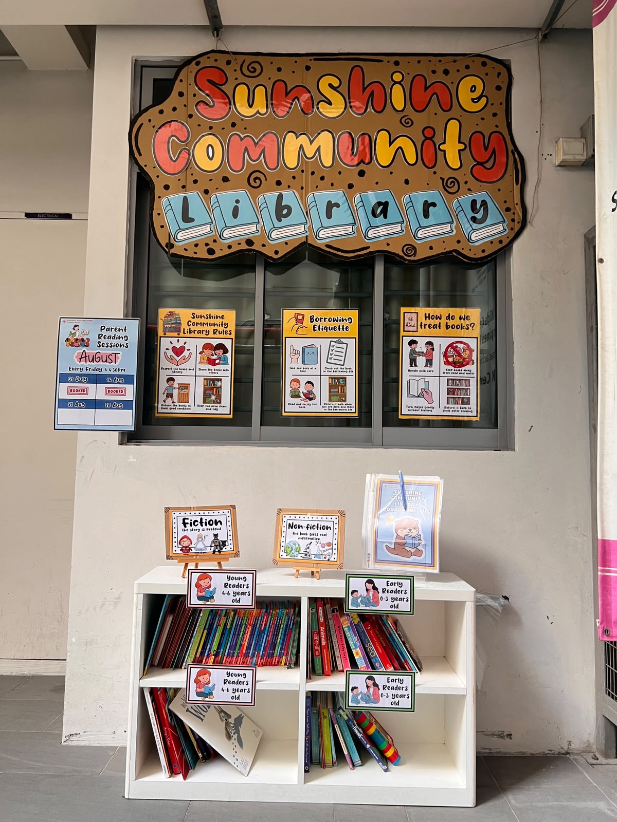 Sunshine Community Library & Parent Reading Sessions