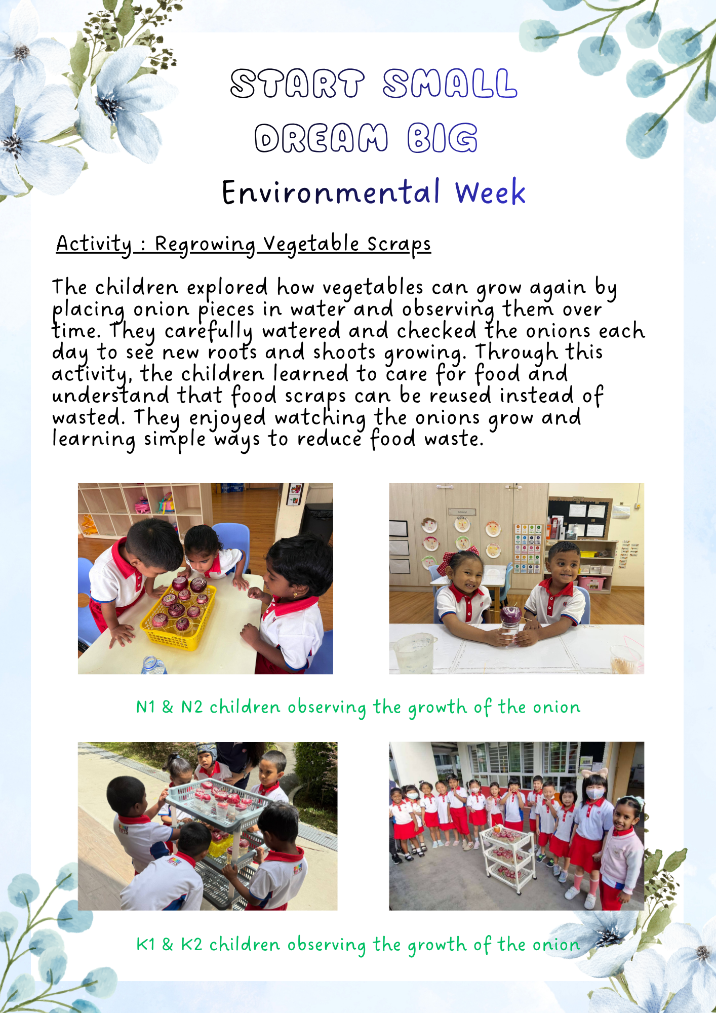 Start Small Dream Big 2026 ; Environmental and Kindness Week — photo 2