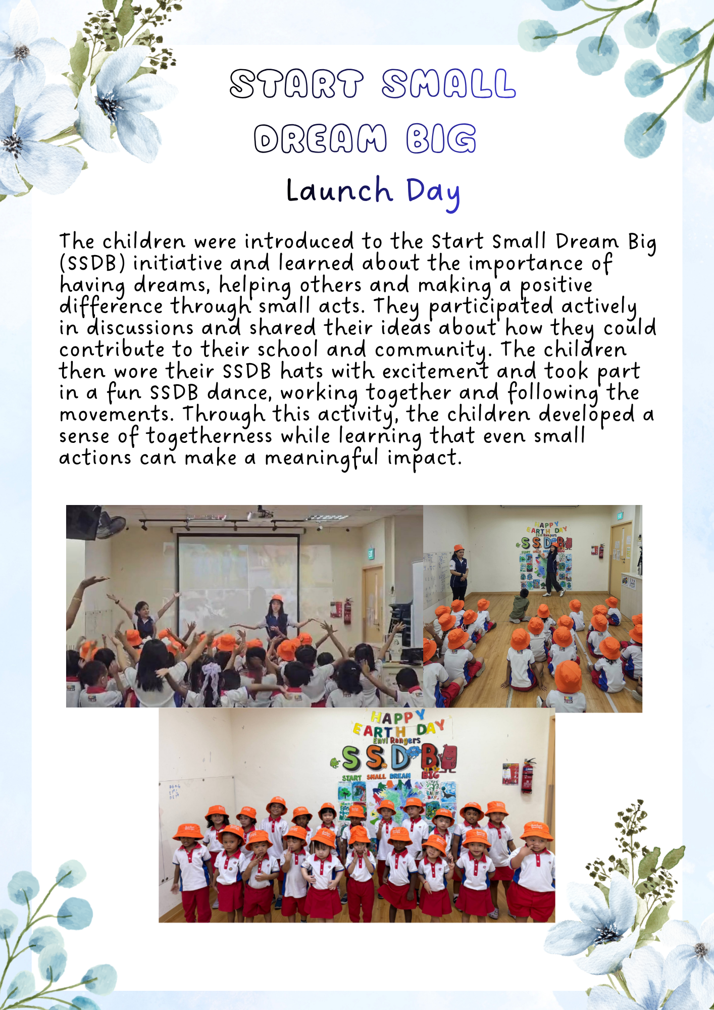 Start Small Dream Big 2026 ; Environmental and Kindness Week — photo 6