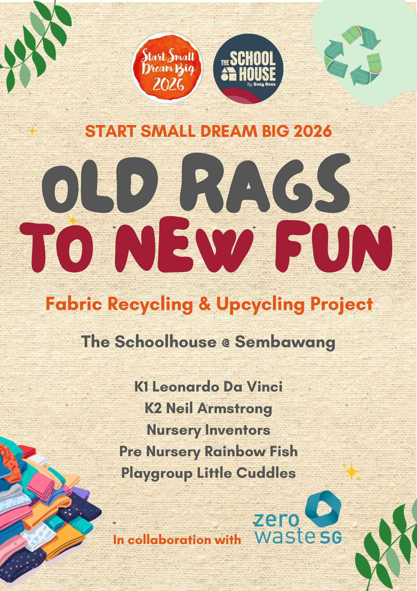 Old Rags to New Fun - A Fabric Recycling & Upcycling Project