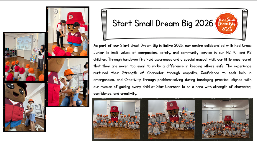 Start Small Dream Big 2026 @ Star Learners Sembawang Place
