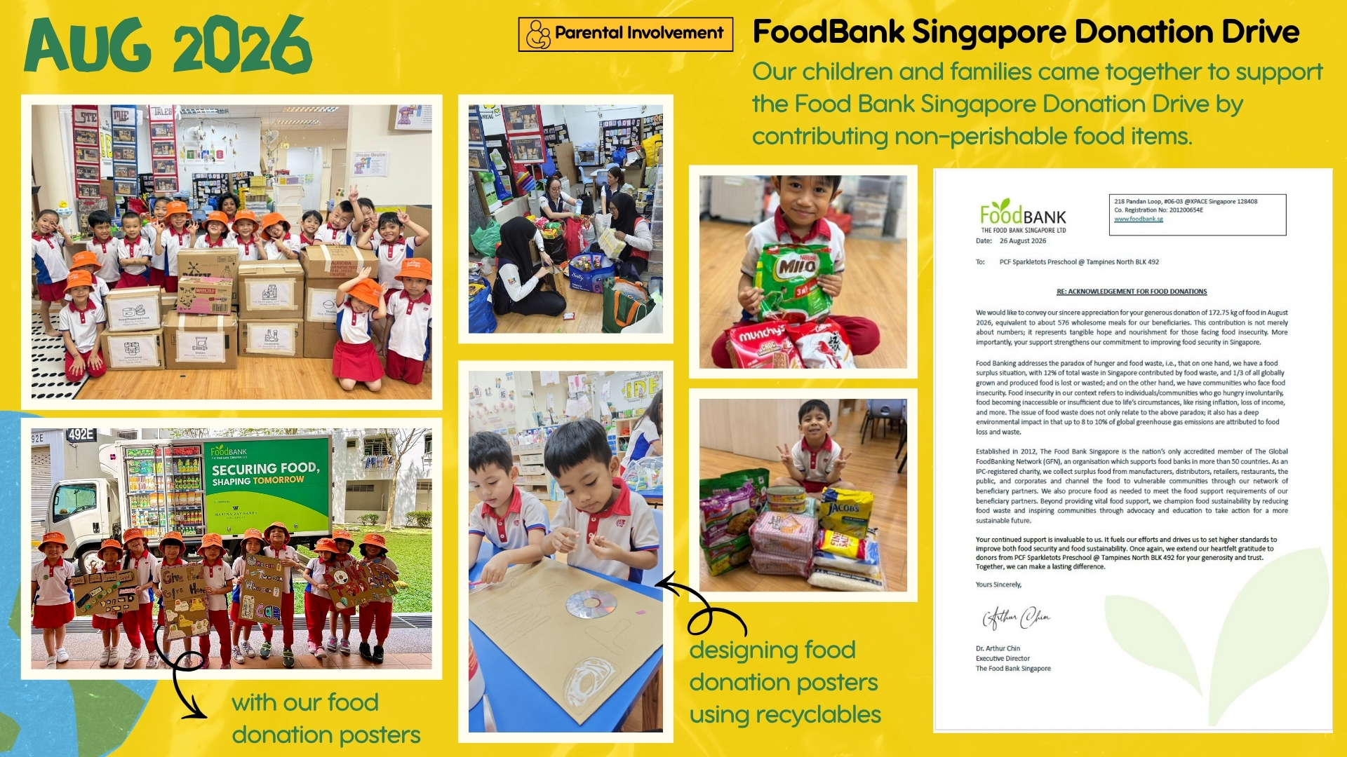 PCF TNCC492 - FoodBank Singapore Donation Drive