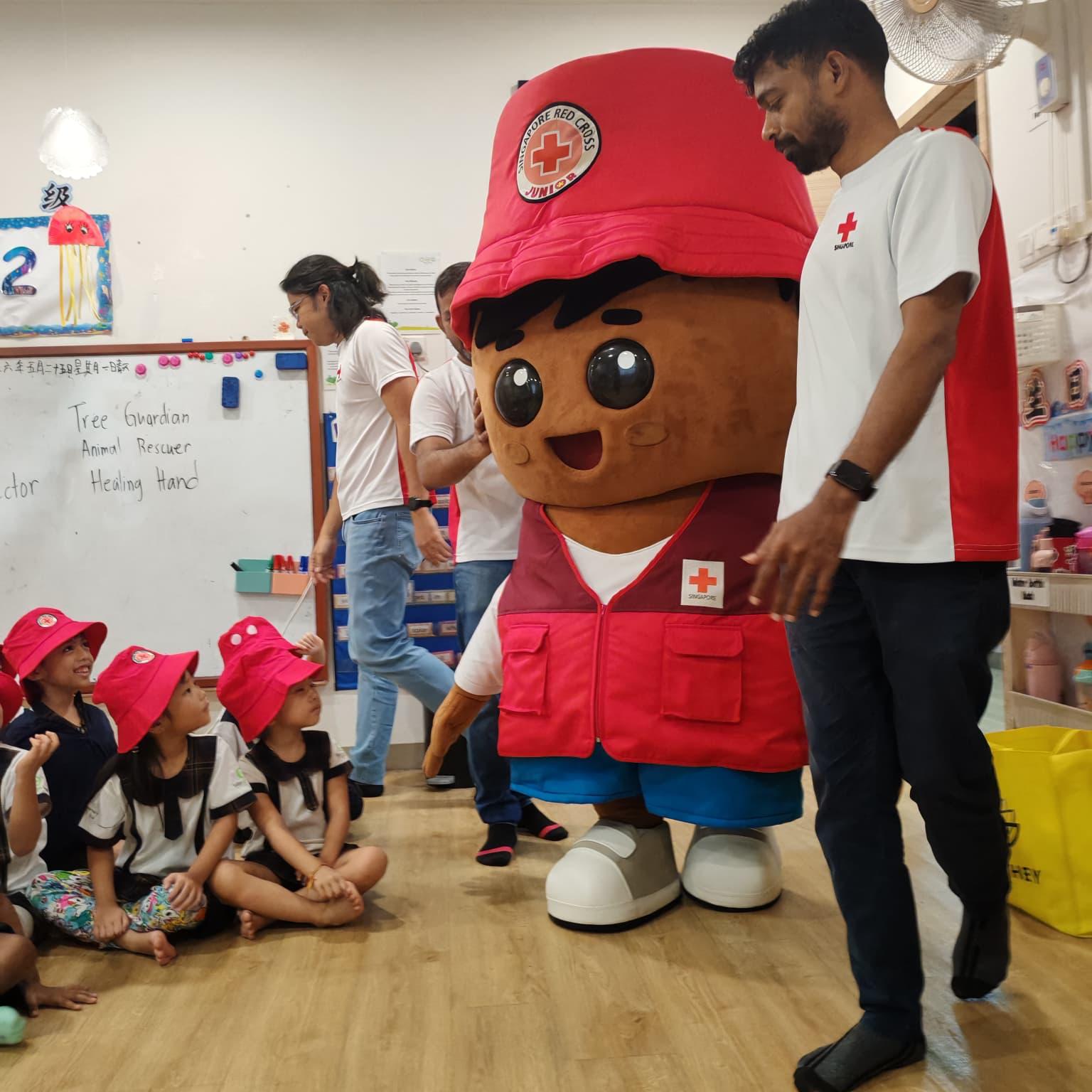 Red Cross Junior Mascot Visit