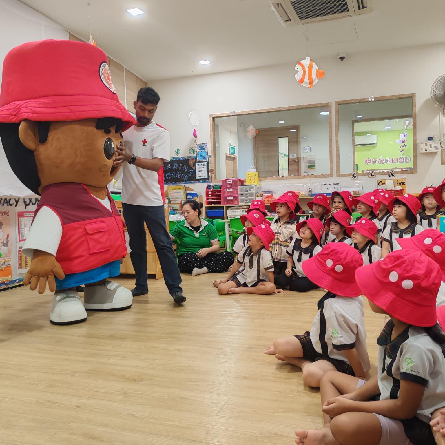 Red Cross Junior Mascot Visit — photo 9