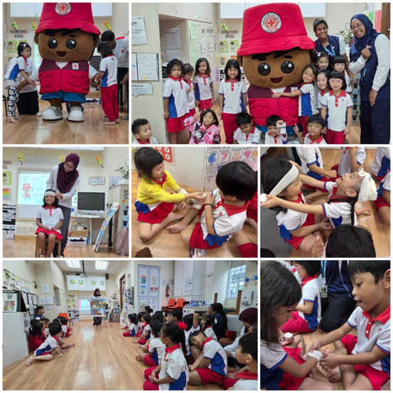 Red Cross Mascot Visit