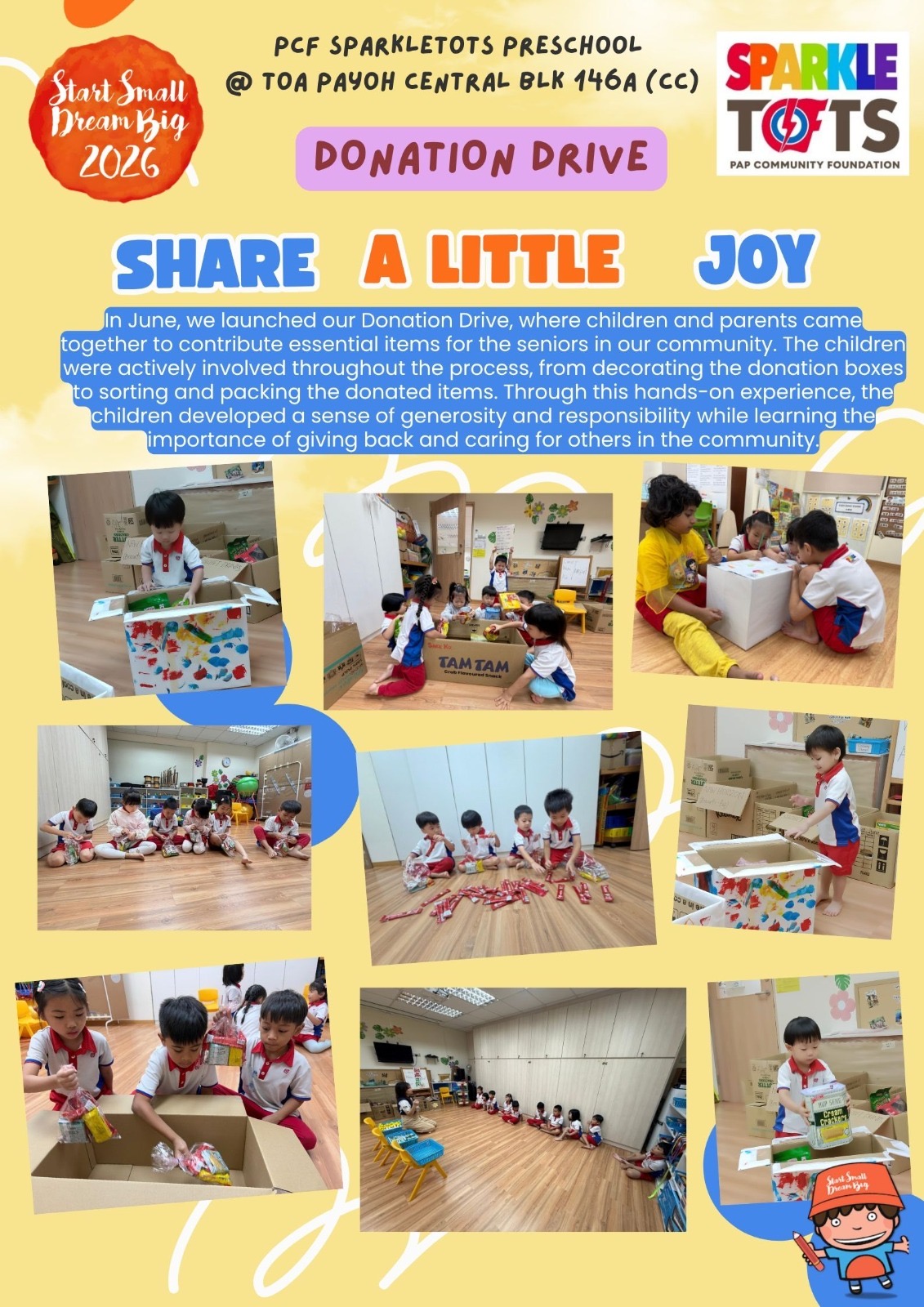 Donation Drive - PCF Sparkletots Preschool @ Toa Payoh Central Blk 146A (CC)