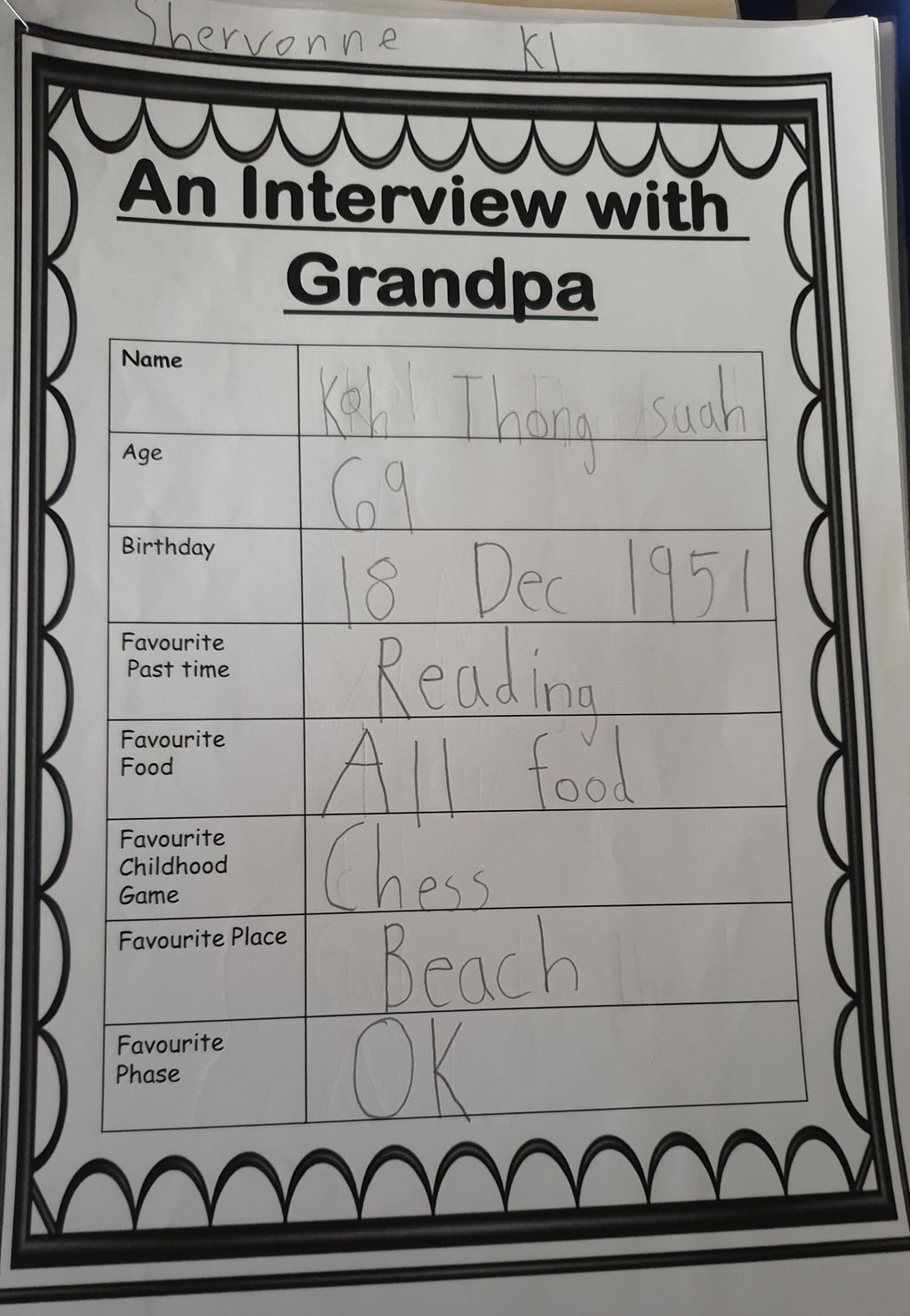 'Creating Memories with Grandparents
