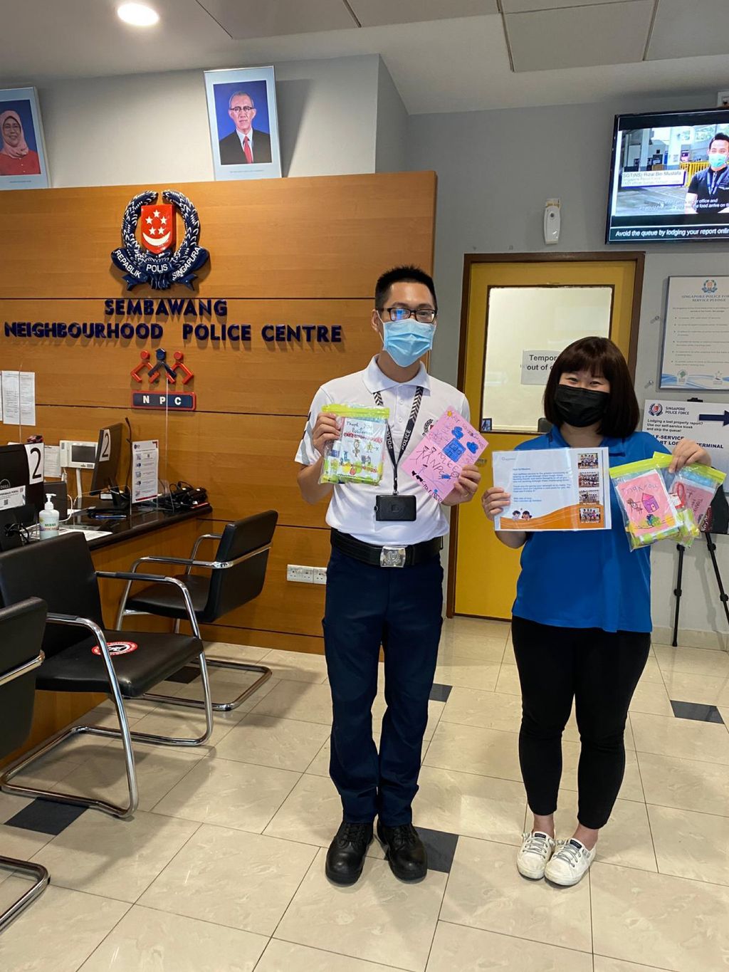 Kindness to the community “Thank You Frontliners Card”