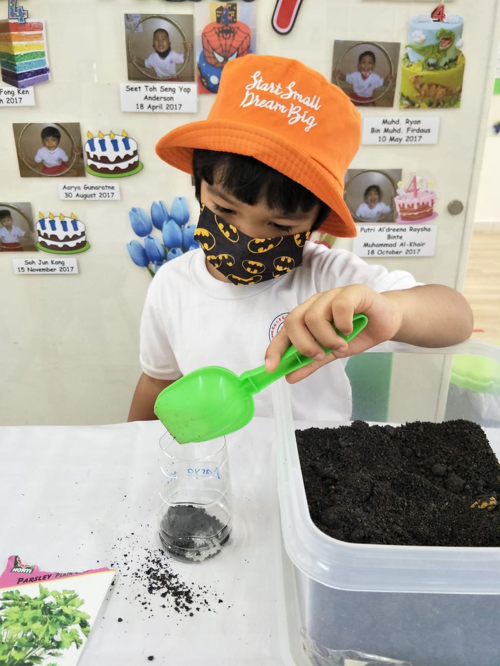 N2 children SSDB Gardening Journal-Coriander and Onion — photo 20
