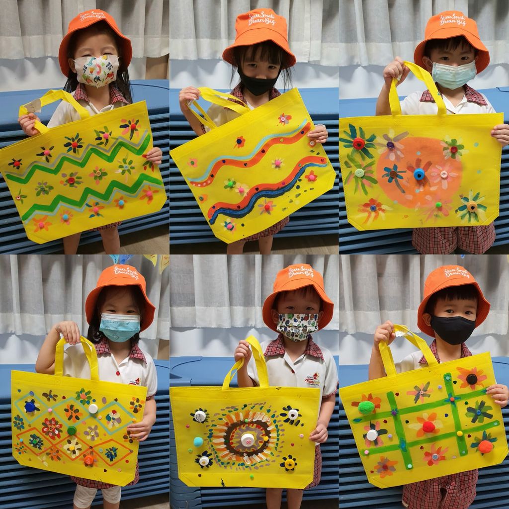 Recyclable Tote Bags Project by Nobleland Arts N Learning Place @ Punggol — photo 3
