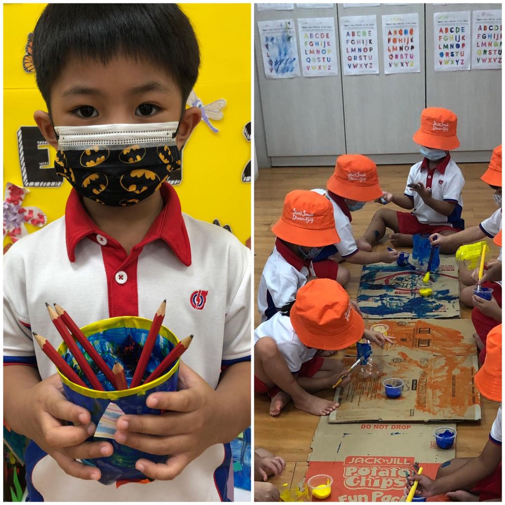 Creating 3D crafts for SSDB Fundraising - June Holiday Program