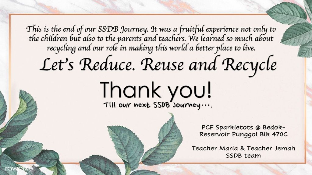 SSDB- "Be Cool, Recycle in School!" — photo 20