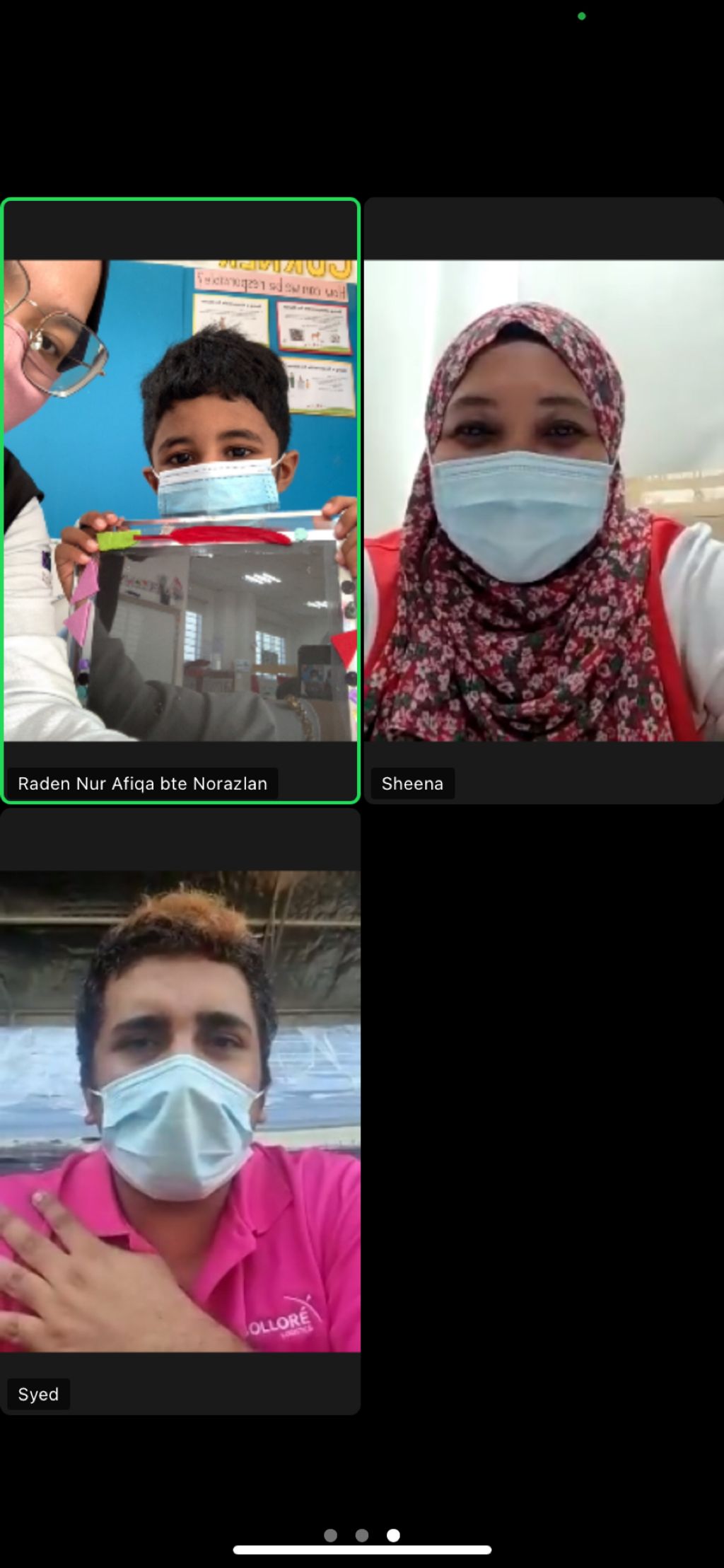 ZOOM session with Parents - Presenting 3D Auction crafts for SSDB Fundraising Event — photo 2