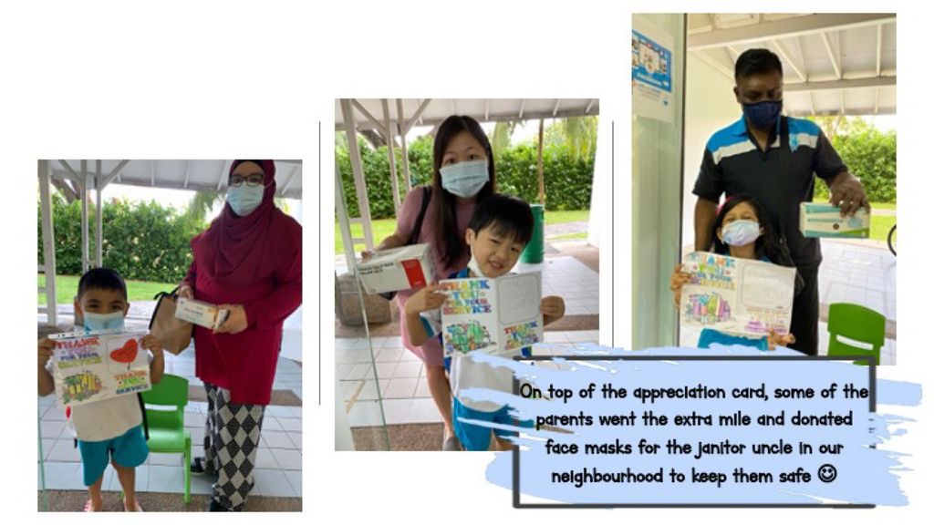 Parental Involvement - Thank you card & mask donations — photo 1
