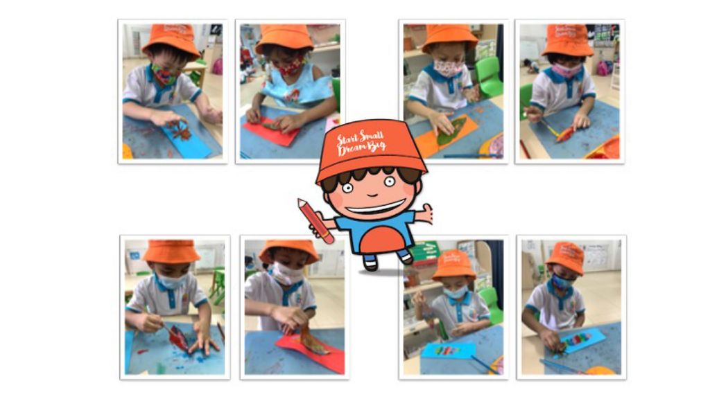K1 Artwork - Leaves printed bookmark