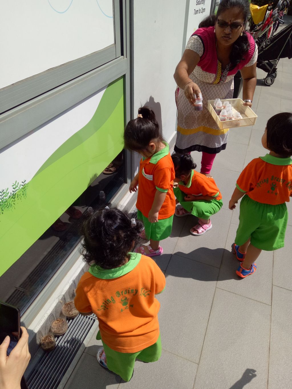 Playgroup and Nursery 1 involvement in bringing nature to school. — photo 2