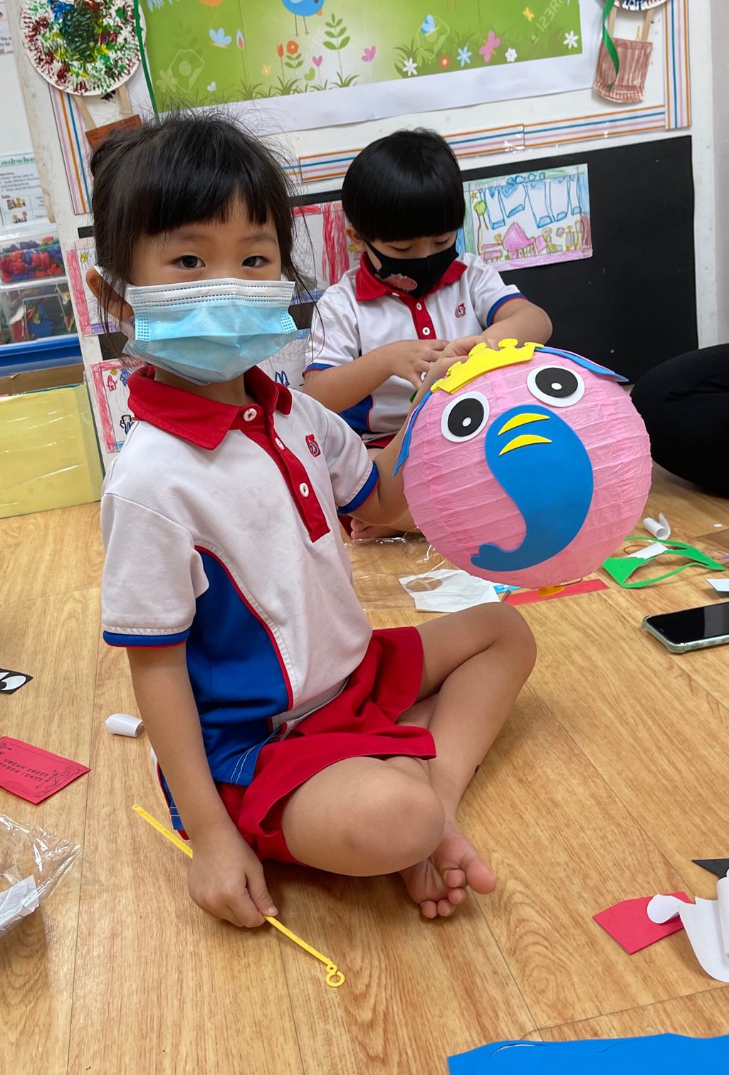Lantern Making with the Seniors from NTUC Health Day Centre for Seniors (Marsiling) — photo 6