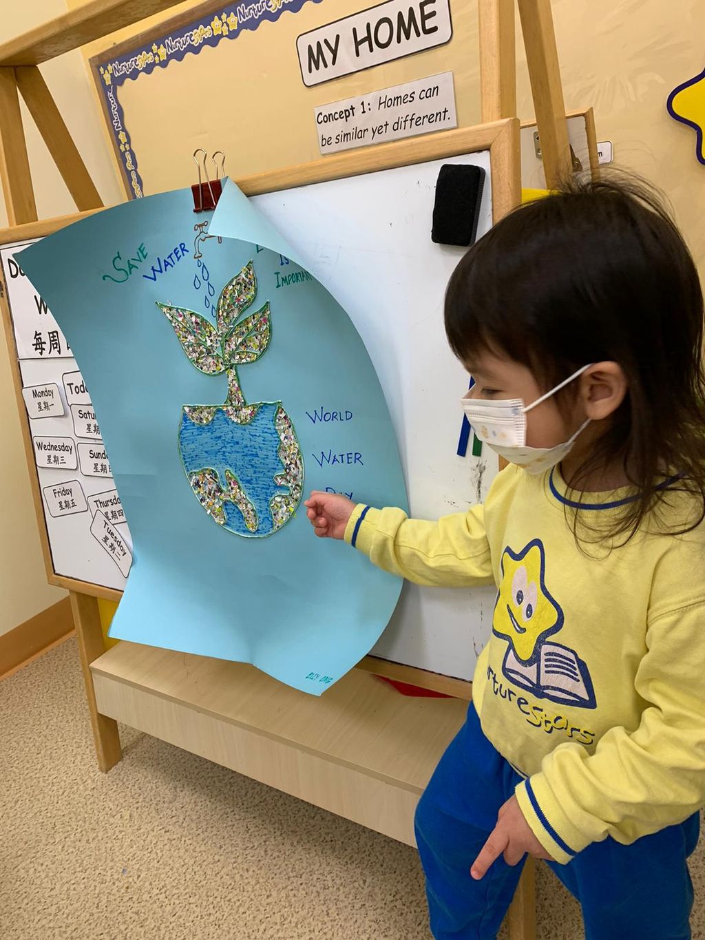RE: NurtureStars Preschool at SAFRA Punggol's #GoBlue4SG World Water Day celebration 2021 — photo 4
