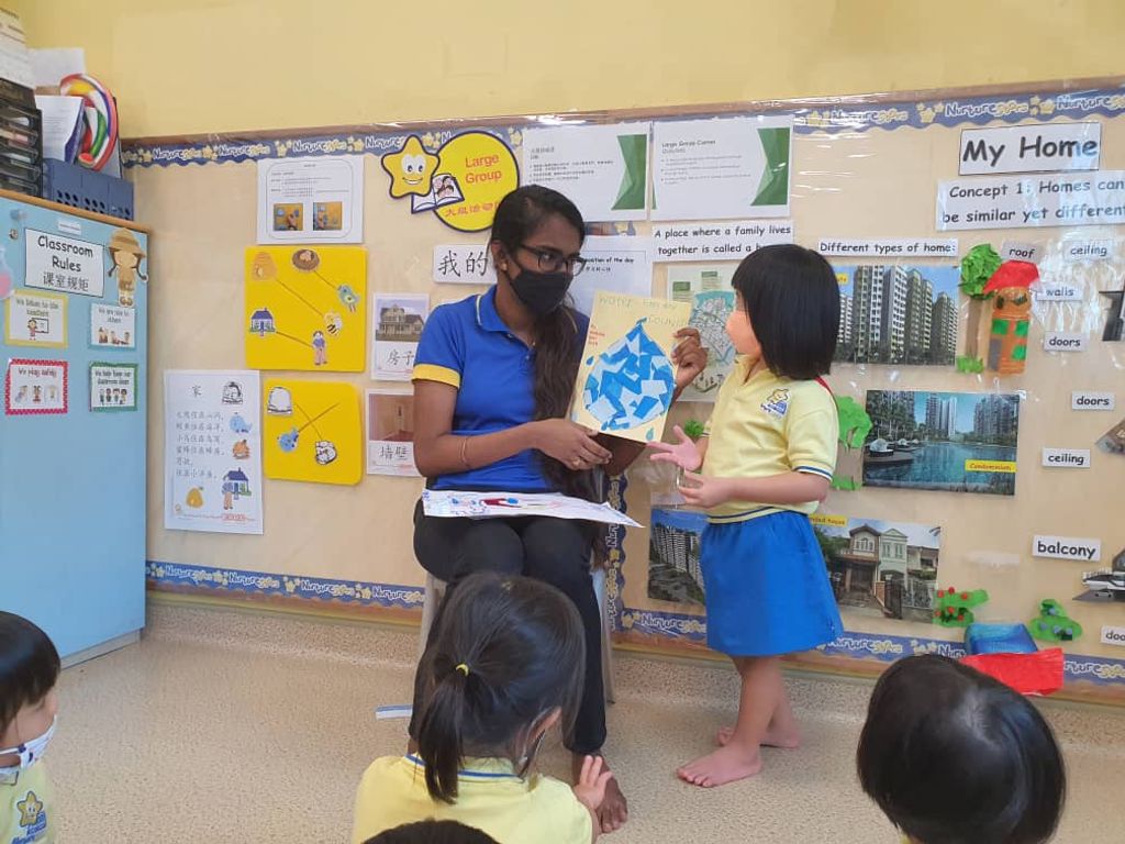 RE: NurtureStars Preschool at SAFRA Punggol's #GoBlue4SG World Water Day celebration 2021 — photo 5