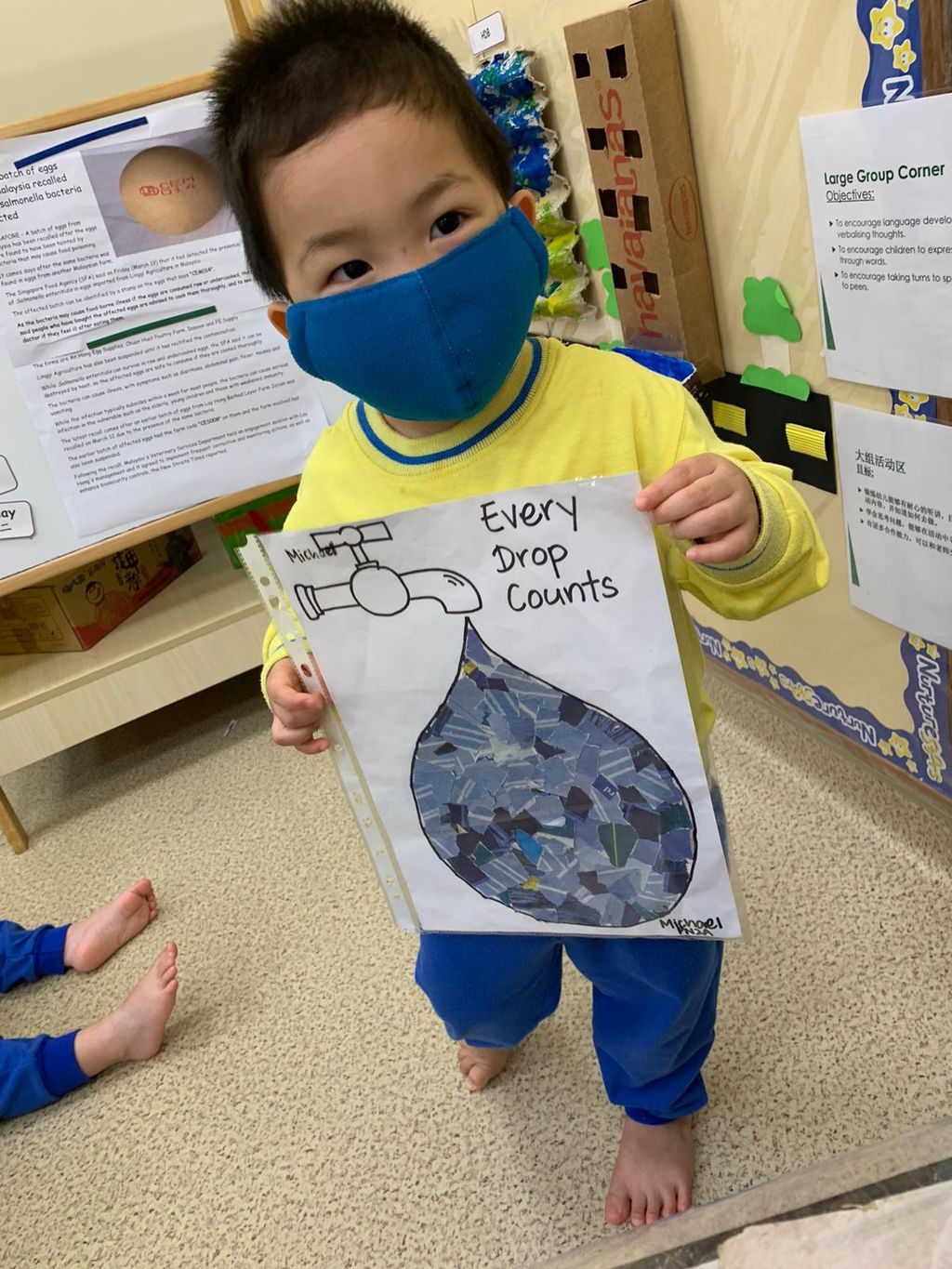 RE: NurtureStars Preschool at SAFRA Punggol's #GoBlue4SG World Water Day celebration 2021 — photo 11
