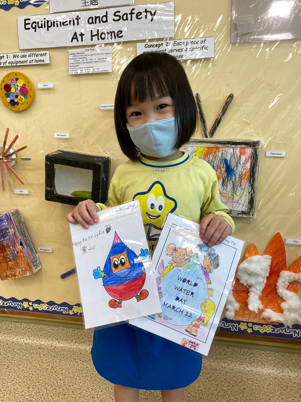 RE: NurtureStars Preschool at SAFRA Punggol's #GoBlue4SG World Water Day celebration 2021 — photo 4