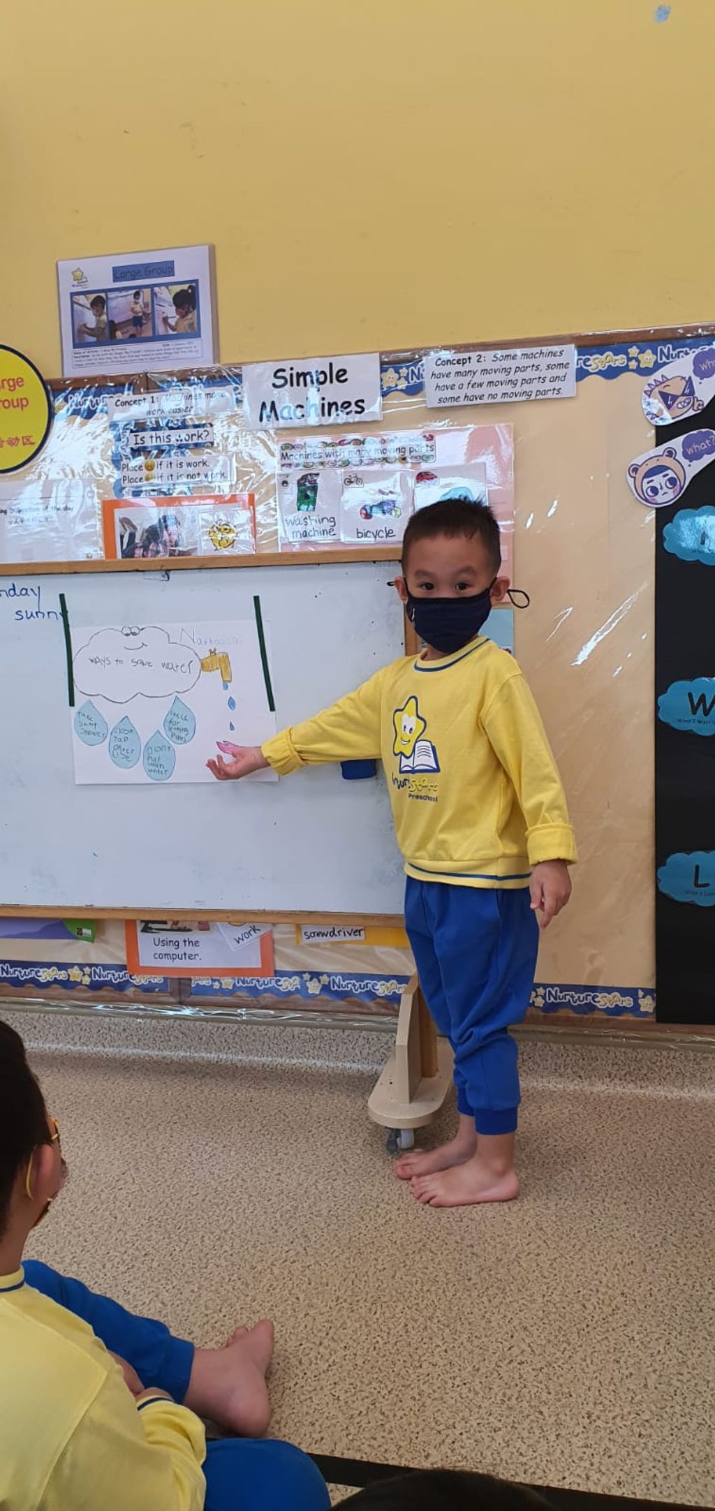 RE: NurtureStars Preschool at SAFRA Punggol's #GoBlue4SG World Water Day celebration 2021 — photo 2
