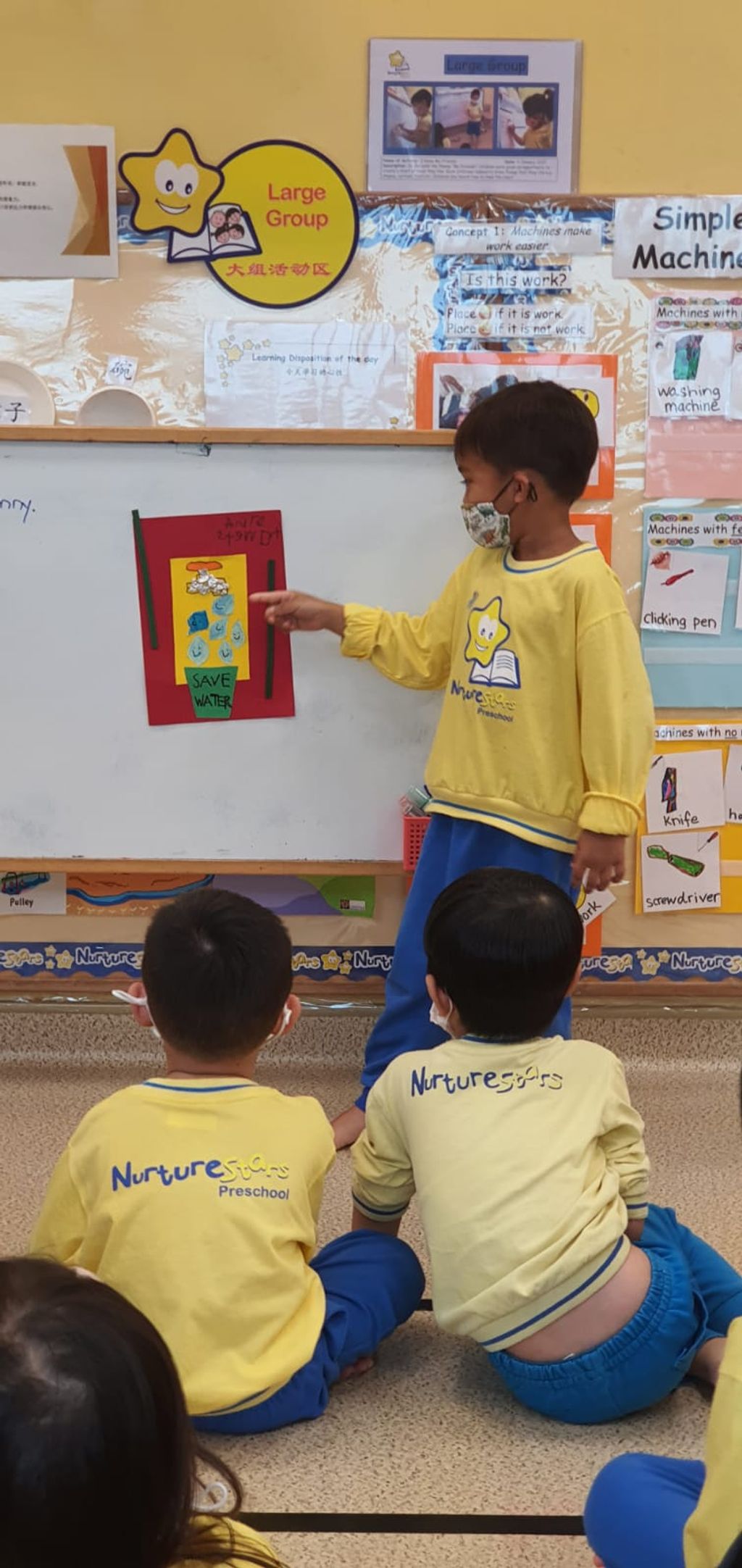 RE: NurtureStars Preschool at SAFRA Punggol's #GoBlue4SG World Water Day celebration 2021 — photo 6