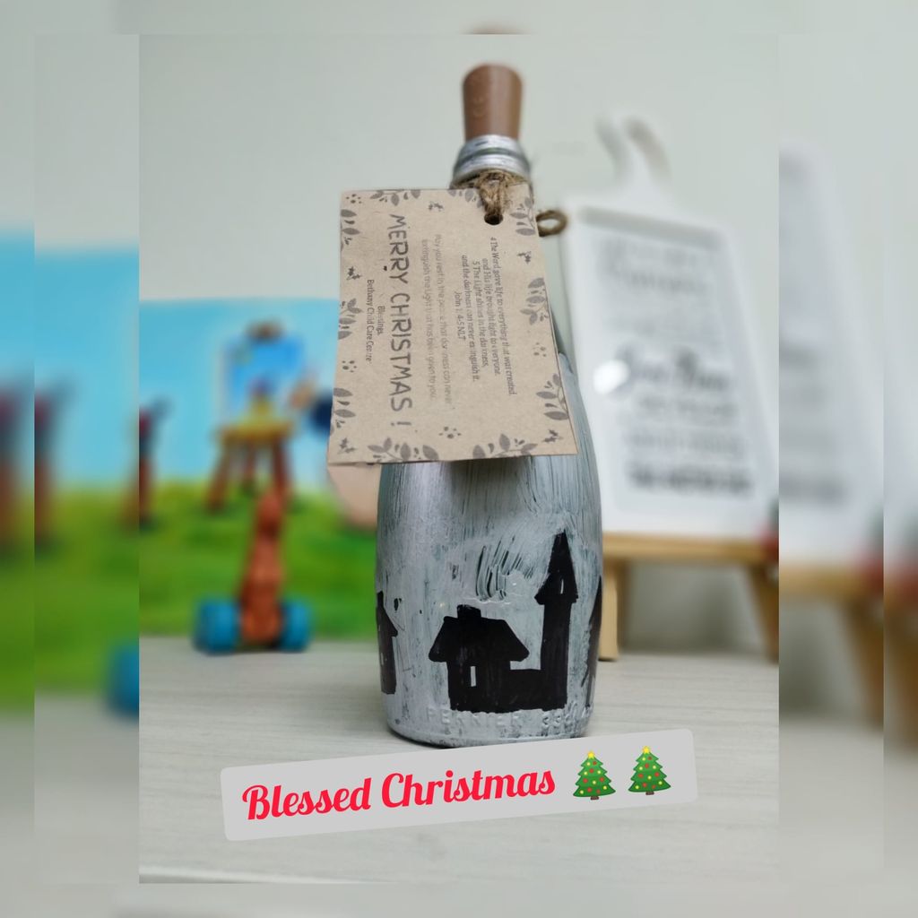 'A Care Journey' week 4- Caring for our earth: Upcycled Christmas light — photo 1