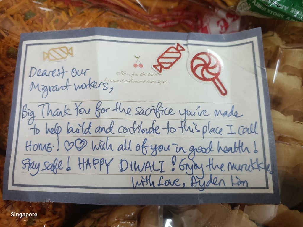 Celebrating the success of NurtureStars Punggol's Deepavali Snacks Donation Drive for Migrant Workers! — photo 1
