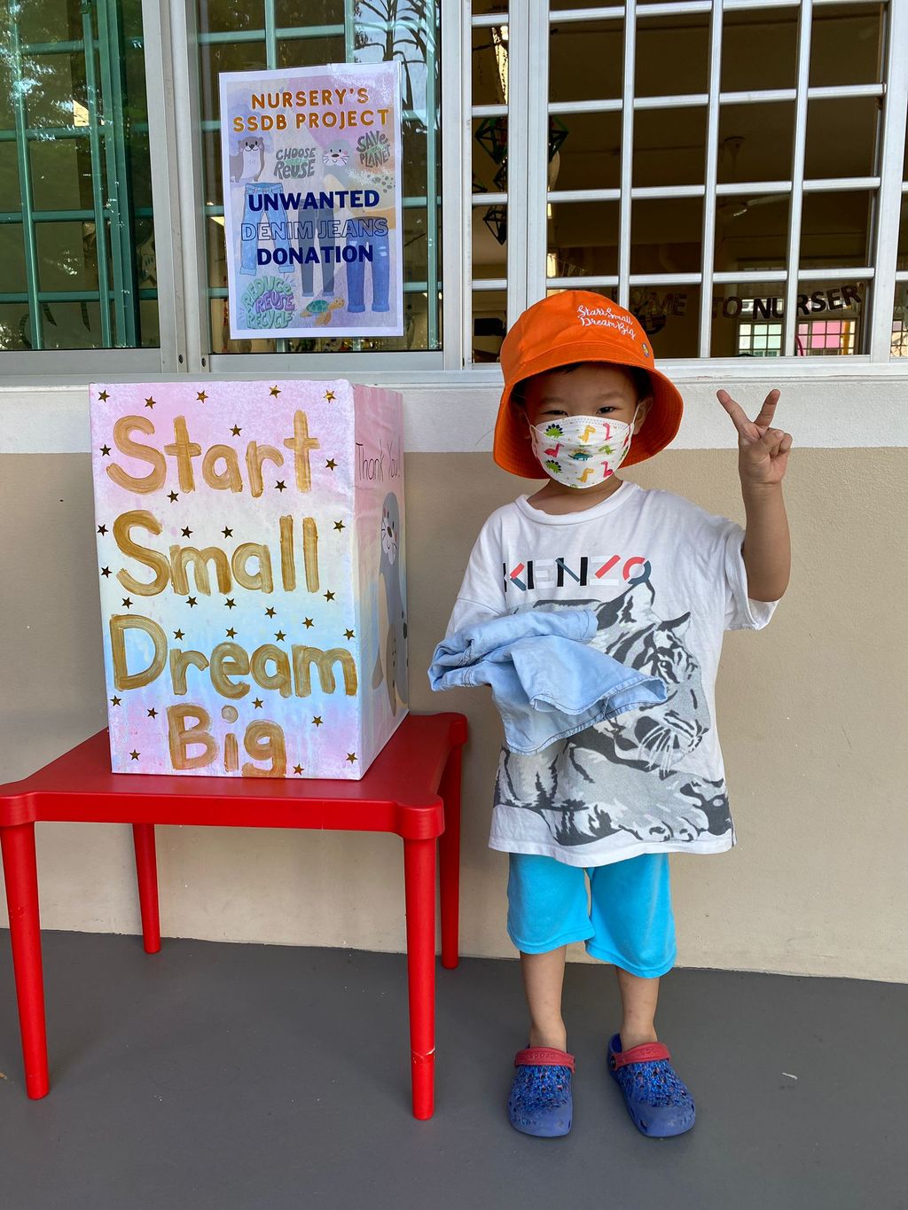SSDB Launch @ MFS - AMK4: Unwanted Old Jeans Donation Drive — photo 4