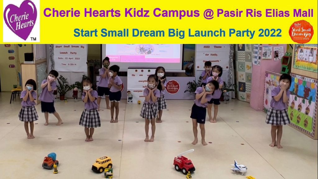 Cherie Hearts Kidz Campus @ Pasir Ris Elias Mall - Event: “Start Small Dream Big Launch Party” on 13 Apr 2022 (Wednesday) — photo 1
