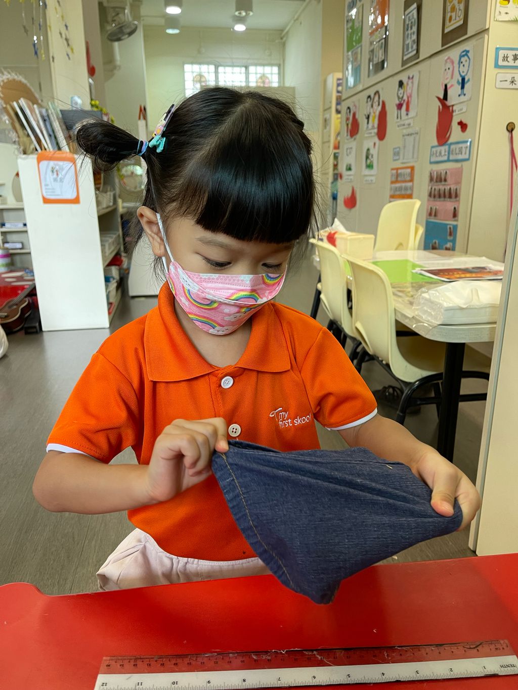 Recycling Old Jeans to Reusable Bags @ MFS-AMK4