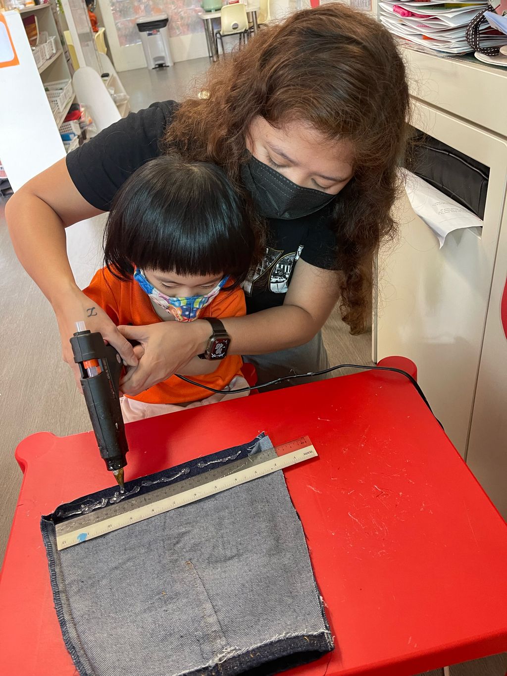 Recycling Old Jeans to Reusable Bags @ MFS-AMK4 — photo 19