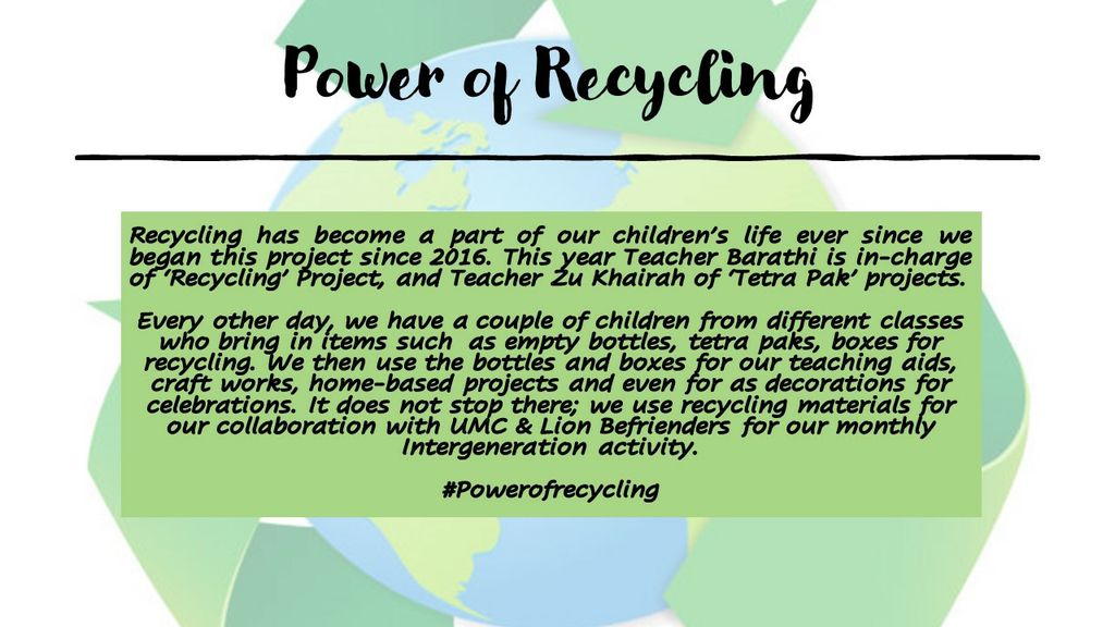Power of Recycling