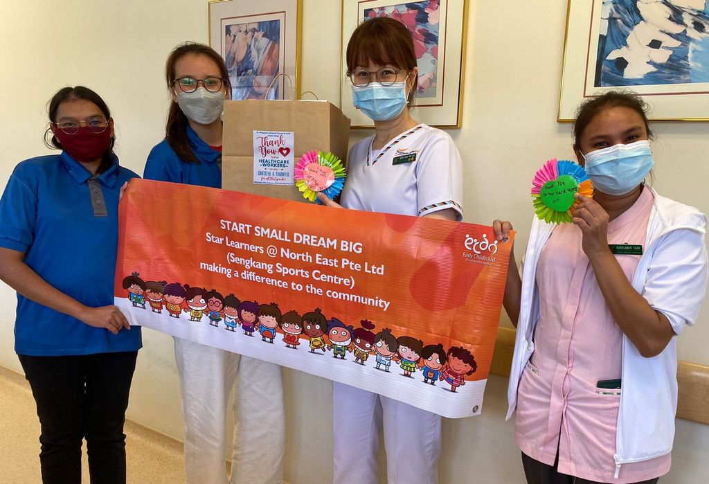 Demonstrating our appreciation towards the healthcare workers