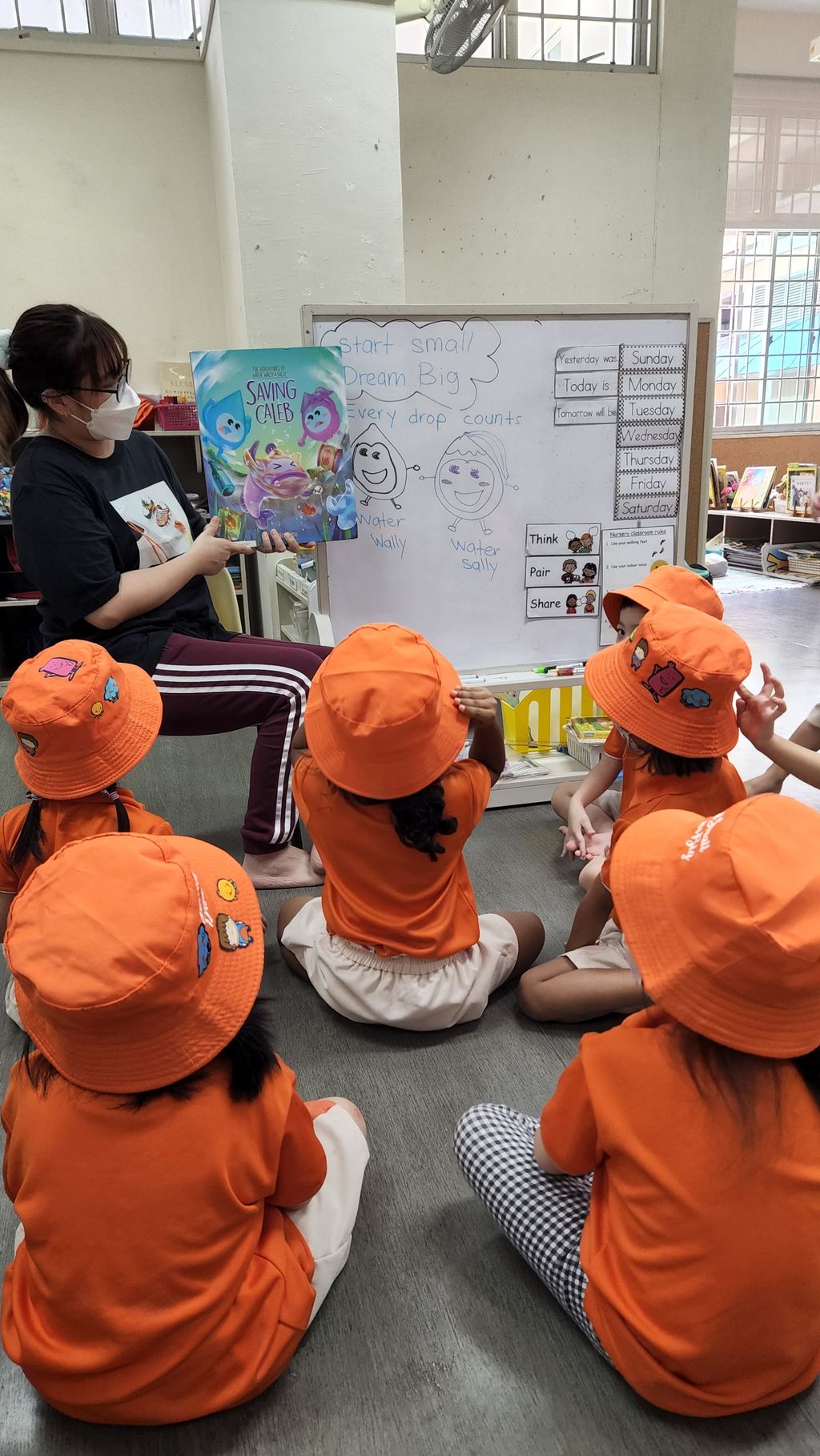 Learning about keep our water clean