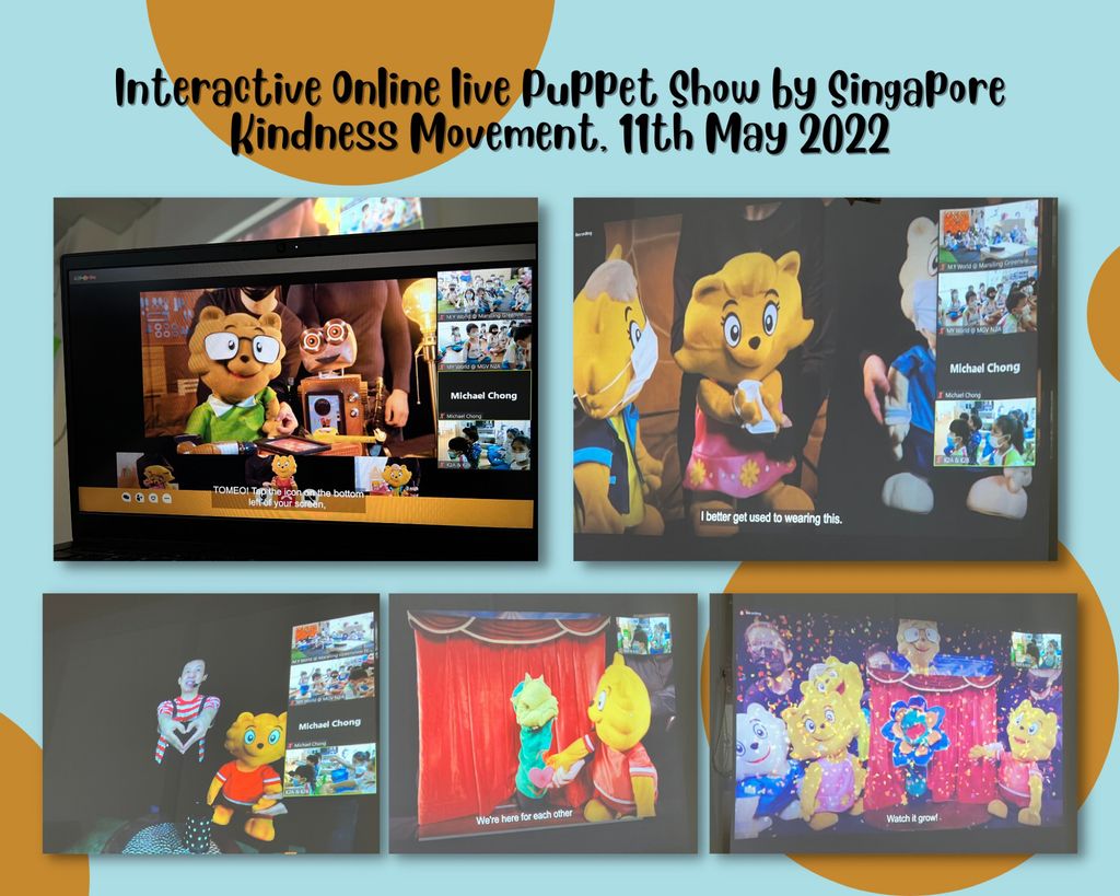 SSDB 2022 - Interactive Online Live Puppet Show by Singapore Kindness Movement