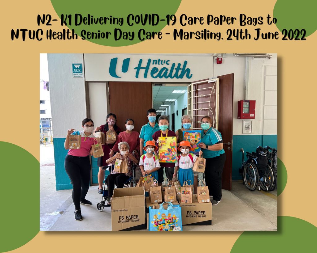 SSDB 2022 – Delivering COVID-19 Care Paper Bags to NTUC Health Senior Day Care – Marsiling
