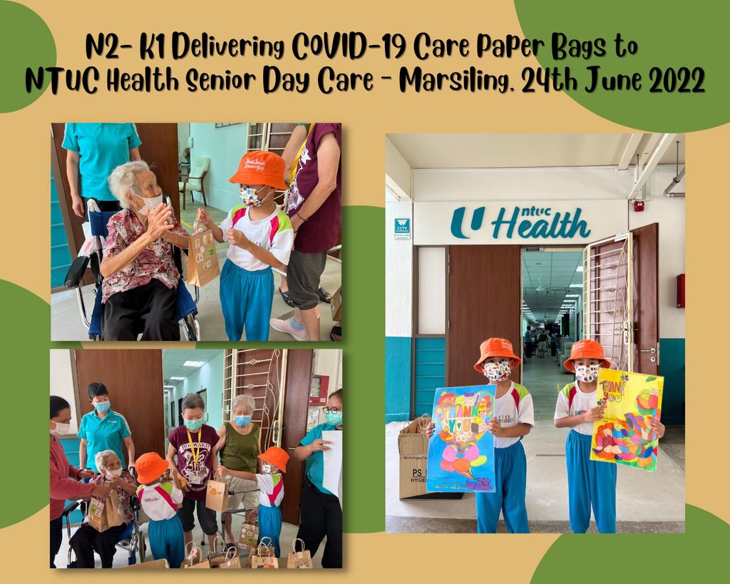 SSDB 2022 – Delivering COVID-19 Care Paper Bags to NTUC Health Senior Day Care – Marsiling — photo 1