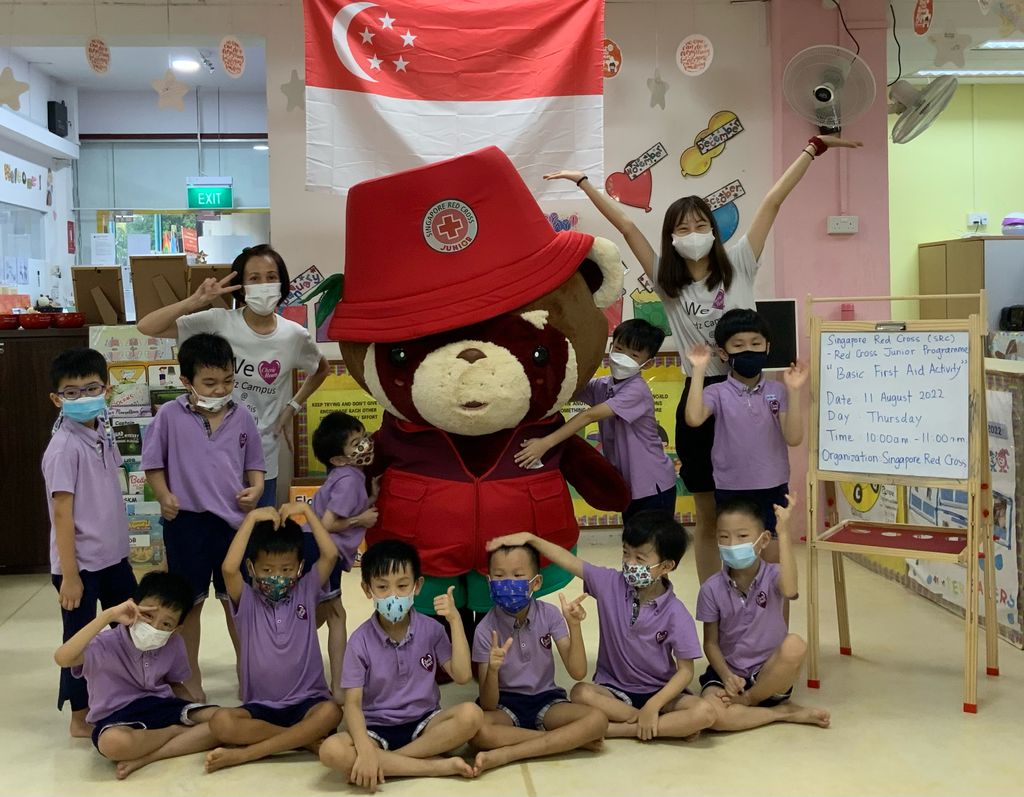 Cherie Hearts Kidz Campus @ Pasir Ris Elias Mall - “Basic First Aid Activity by Red Cross Junior” on 11th August 2022 (Thursday)