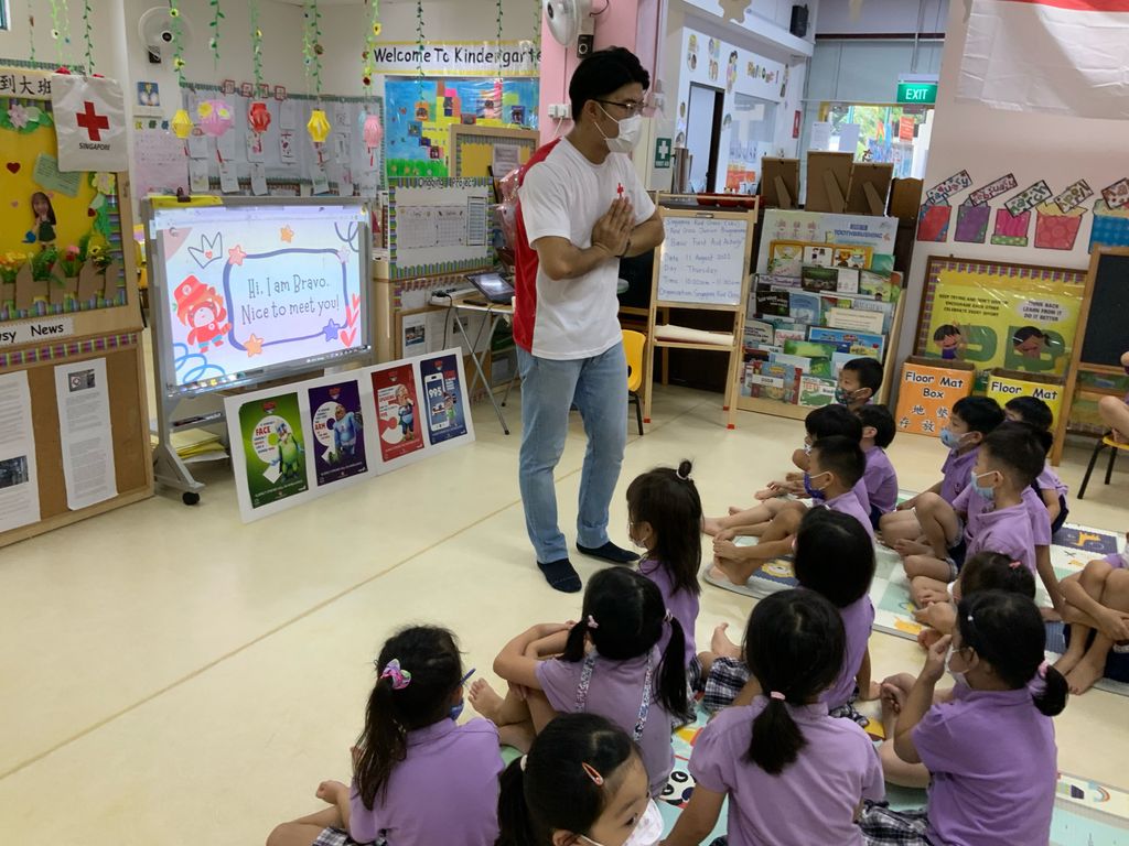 Cherie Hearts Kidz Campus @ Pasir Ris Elias Mall - “Basic First Aid Activity by Red Cross Junior” on 11th August 2022 (Thursday) — photo 1